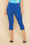 Renuar 21-Inch Pull On Capri Pant - Royalty - FINAL SALE