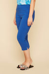 Renuar 21-Inch Pull On Capri Pant - Royalty - FINAL SALE