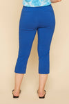 Renuar 21-Inch Pull On Capri Pant - Royalty - FINAL SALE