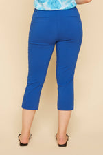 Renuar 21-Inch Pull On Capri Pant - Royalty - FINAL SALE