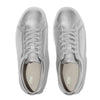FitFlop Rally Crystal Trim Leather Sneakers - Silver