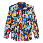 Robert Graham Mosaic Mixer Classic Fit Sport Shirt - Multi - FINAL SALE