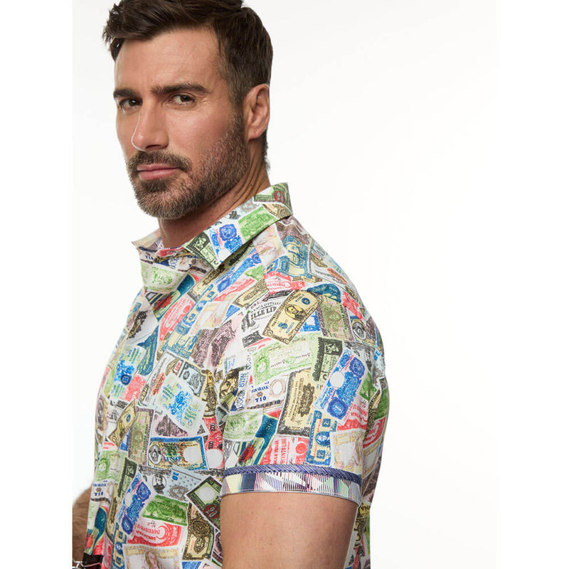 Robert Graham The Heist Short Sleeve Classic Fit Sport Shirt - Multi - FINAL SALE