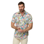 Robert Graham The Heist Short Sleeve Classic Fit Sport Shirt - Multi - FINAL SALE