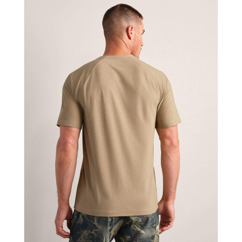 Rhone Men's Reign Short Sleeve T-Shirt - Fatigue Green Heather