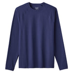 Rhone Men's Reign Long Sleeve Trim Fit T-Shirt - Midnight Heather