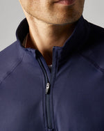Rhone Men's Session 1/4 Zip Pullover Sweater - Navy