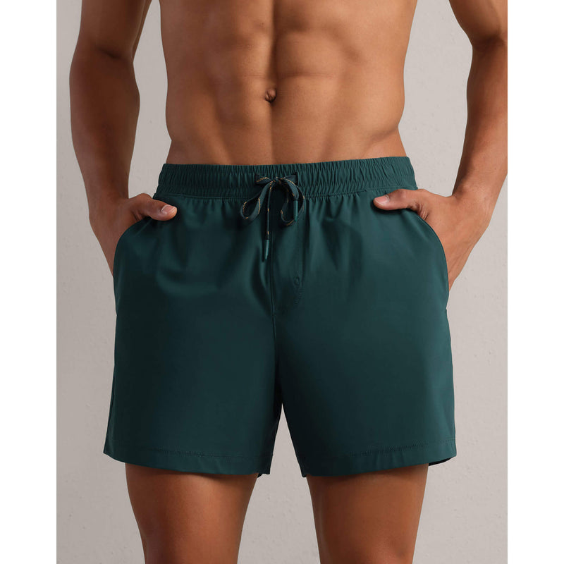 Rhone Men's 7-Inch Pursuit Lined Shorts - Moss Green