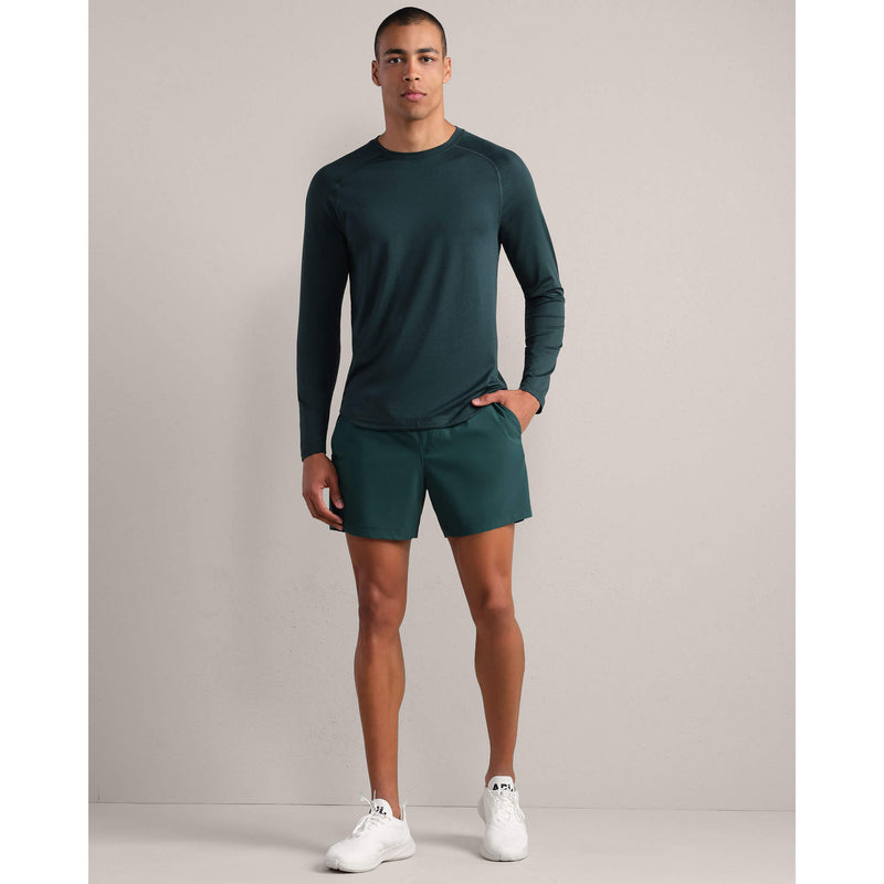 Rhone Men's 7-Inch Pursuit Lined Shorts - Moss Green
