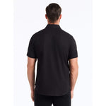 Robert Graham Highland Short Sleeve Classic Fit Sport Shirt - Black