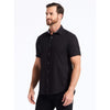 Robert Graham Highland Short Sleeve Classic Fit Sport Shirt - Black