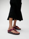 FitFlop Rumba Beaded Sandals - Metallic Ruby