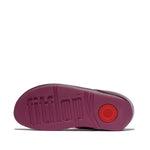 FitFlop Rumba Beaded Sandals - Metallic Ruby