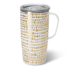 Swig Life 22oz Glamazon Gold Travel Mug - Gold/White