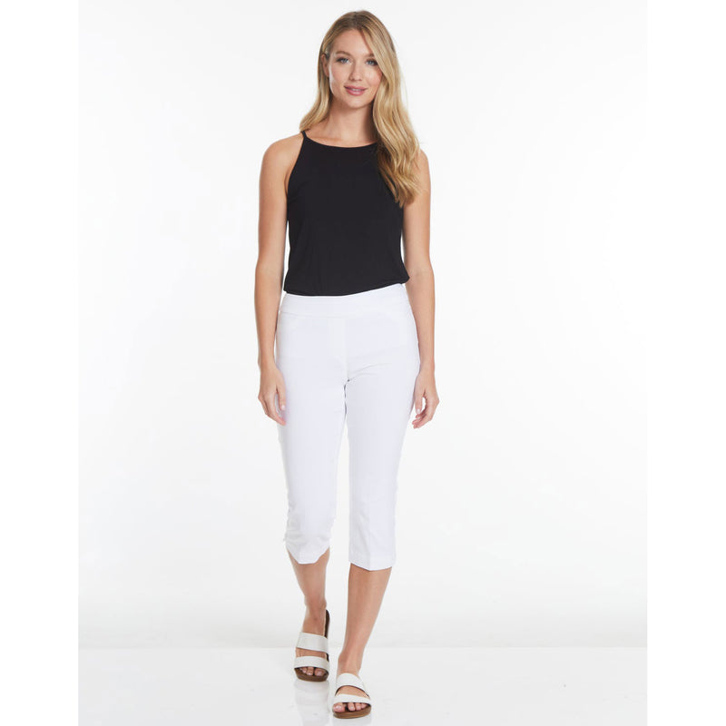 SlimSation 21-Inch Capri  Pants - White
