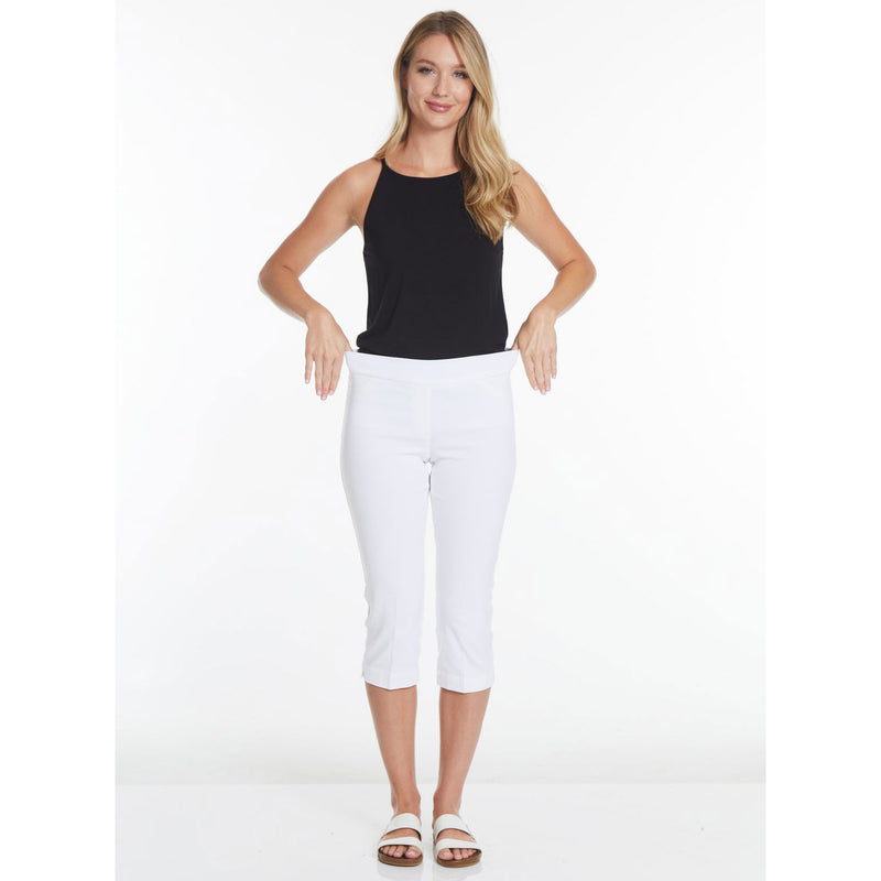 SlimSation 21-Inch Capri  Pants - White