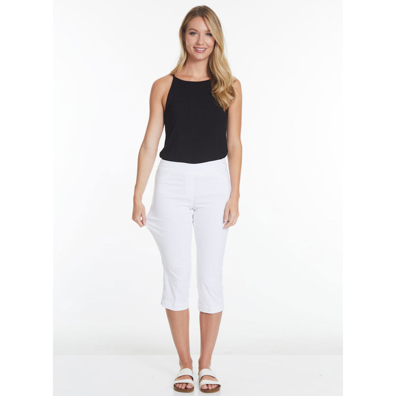 SlimSation 21-Inch Capri  Pants - White