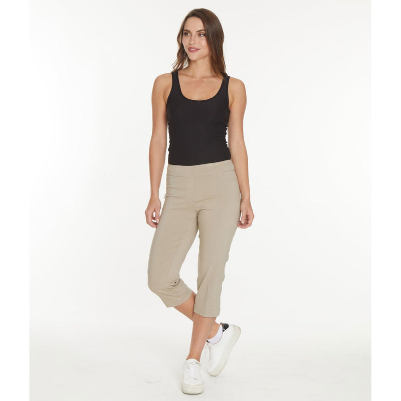 SlimSation 21-Inch Capri  Pants - Stone