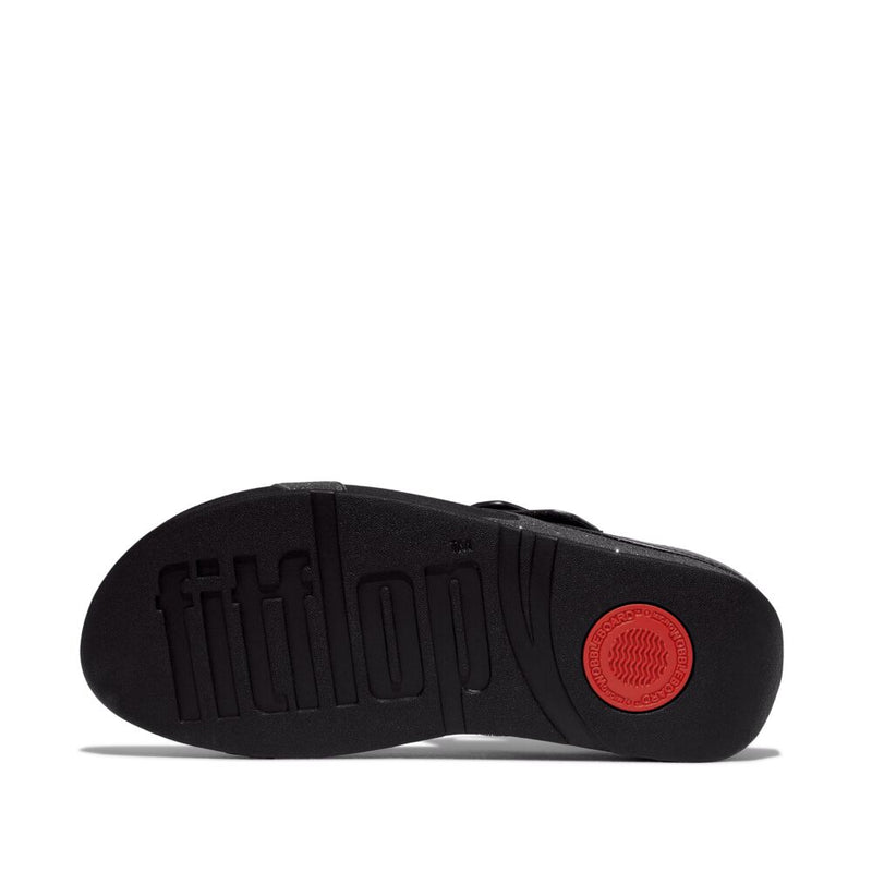 FitFlop Skinny II Glitterdust Z Strap Sandals - Pewter