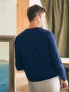 Faherty Movement Crewneck Sweater - Marine Navy*