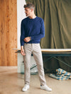 Faherty Movement Crewneck Sweater - Marine Navy*