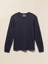 Faherty Sunwashed Long Sleeve T-Shirt - Dune Navy
