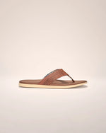 Johnnie-O Boardwalk Leather Sandals - Tan