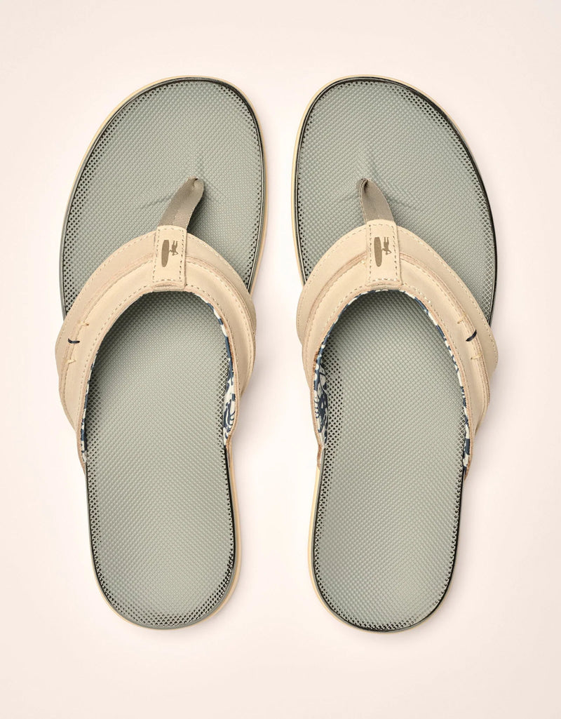 Johnnie-O Starboard Sandals - Gray