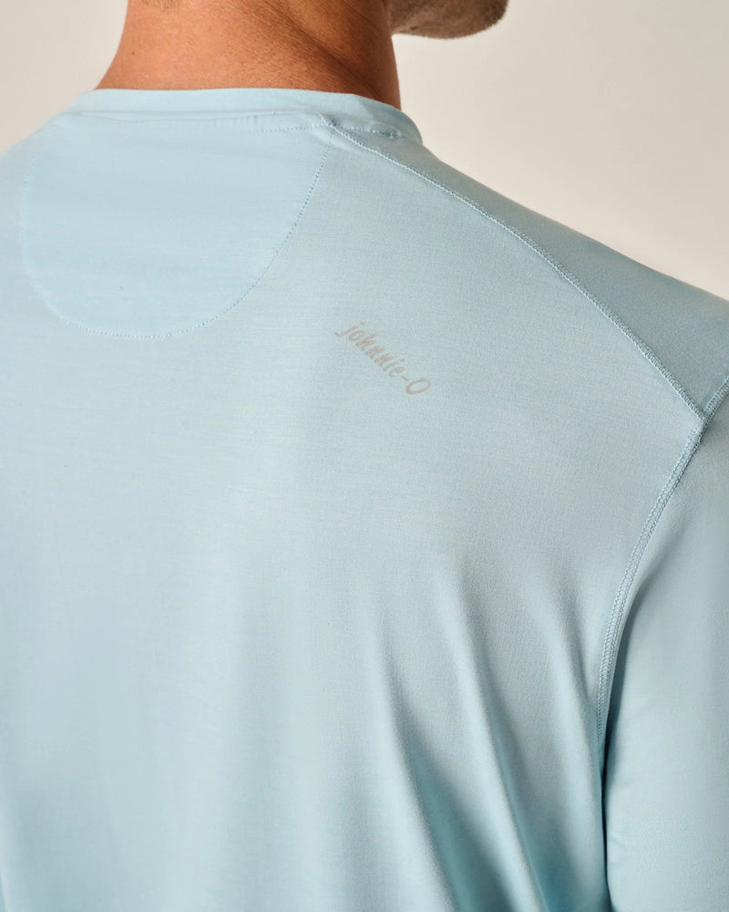 Johnnie-O Basin Prep-Formance Long Sleeve T-Shirt - Placid