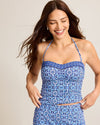 Tommy Bahama Terrazzo Tile Bandini Top - Palace Blue