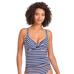 Tommy Bahama Coastline Stripe Underwire Tankini Top - Mare Navy