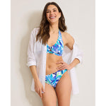 Tommy Bahama Island Cays Marina Halter Top - Beach Glass Blue