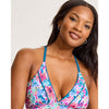 Tommy Bahama Watercolor Floral Reversible Tankini Top - Dusty Lupine