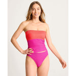 Tommy Bahama Ocean Point Colorblock Bandini Top - Pink Maui
