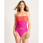Tommy Bahama Ocean Point Colorblock Bandini Top - Pink Maui