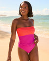 Tommy Bahama Ocean Point Colorblock Bandini Top - Pink Maui