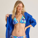 Tommy Bahama Island Cays Marina String Top - Beach Glass Blue