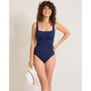 Tommy Bahama Pearl Square Neck One Piece Swimsuit - Mare Navy