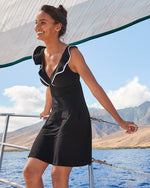 Tommy Bahama Womens Island Cays Cabana Flounce Spa Coverup - Black