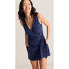 Tommy Bahama Textured Spa Terry Romper Cover Up - Mare Navy