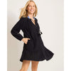 Tommy Bahama Mykonos Textured Button Dress Cover Up - Black