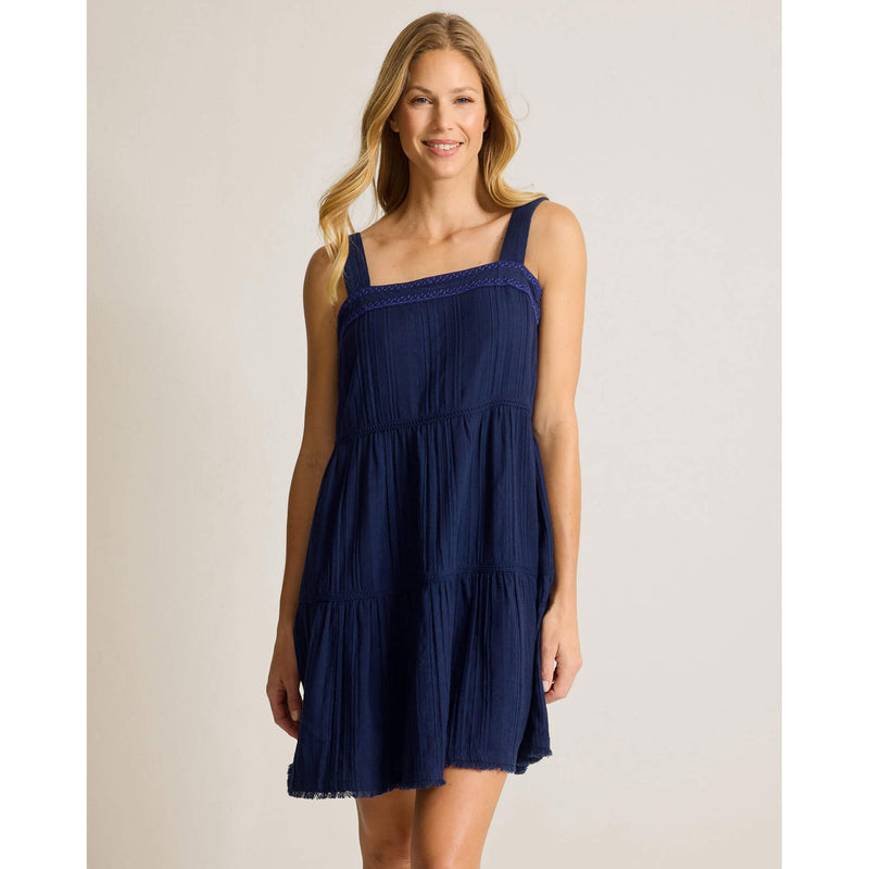 Tommy Bahama Mykonos Textured Sundress Cover Up - Mare Navy