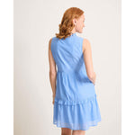 Tommy Bahama Cotton Voile Short Tiered Dress Cover Up - Mountain Bluebell