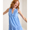 Tommy Bahama Cotton Voile Short Tiered Dress Cover Up - Mountain Bluebell