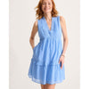Tommy Bahama Cotton Voile Short Tiered Dress Cover Up - Mountain Bluebell