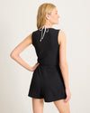 Tommy Bahama Island Cays Cabana Wrap Romper Cover Up - Black