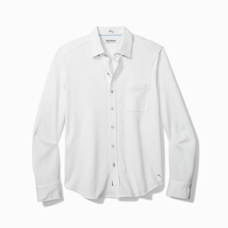 Tommy Bahama Islandzone New San Lucio Stretch Sport Shirt - White