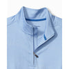 Tommy Bahama Monsterra Fade Half Zip Pullover Sweatshirt - Light Sky - FINAL SALE