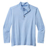 Tommy Bahama Monsterra Fade Half Zip Pullover Sweatshirt - Light Sky - FINAL SALE