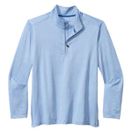 Tommy Bahama Monsterra Fade Half Zip Pullover Sweatshirt - Light Sky - FINAL SALE